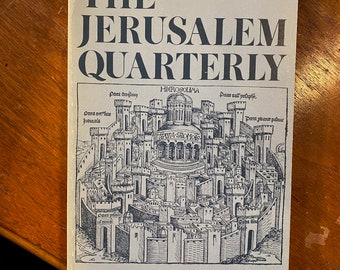 Jerusalem Quarterly Number 25, otoño de 1982 - Publicado en Jerusalén, Israel por The Middle East Institute - Ciencia Política - Historia