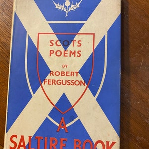 Saltire Classics Poets Selected Poems - Scotland Scottish Poets - Robert Fergusson - Collected Works 1947 -
