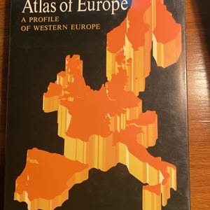 Atlas de l'Europe Profil de l'Europe occidentale - Jean-Barthélemy - 1974 - Cartes en couleur - Cartes du monde en couleur - Histoire des civilisations / Homme