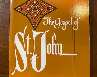 The Gospel According to Saint John King James Version 1611  - 1973 - Bible Study - Religion - Christianity - Scriptures