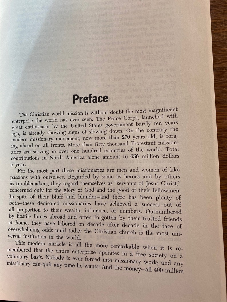 Understanding Christian Missions J Herbert Kane 1978 Etsy