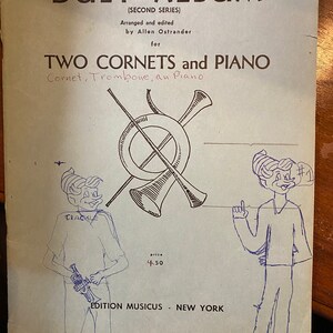 Duet Album Second Series for Two Cornets and Piano - Allen Ostrander  - Sheet Music  -  Music / Compositions