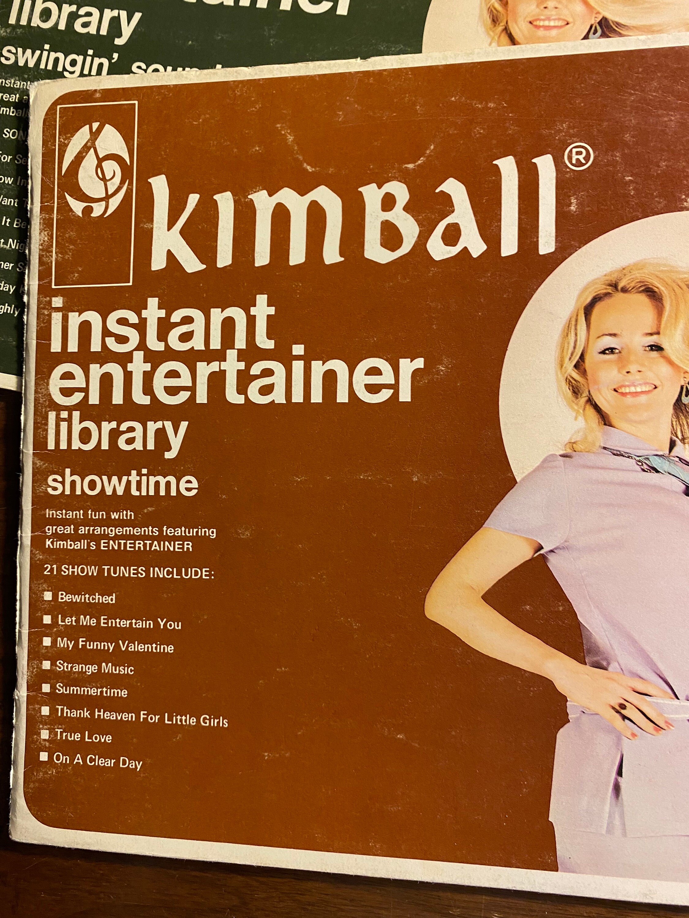 Kimball Instant Entertainer Library Music Choose Swingin