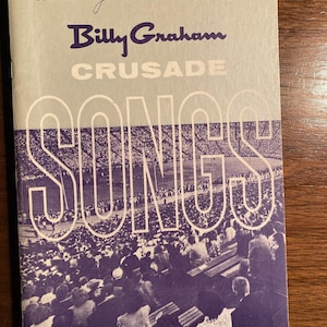 Billy Graham Crusade Songs - Cliff Bairs - 1969 - Church Choir Notenblatt - Christliche Lieder - Evangelisch / Hymns