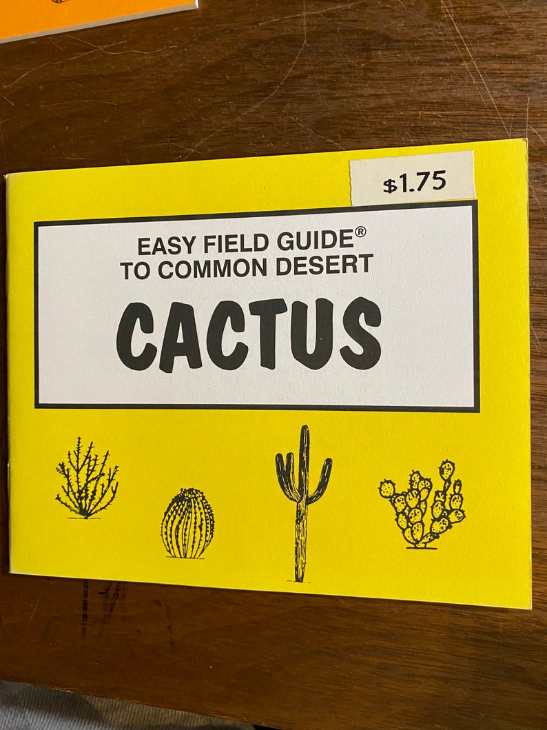 Easy Field Guide Choose: Poisonous Cactus Landforms Birds - Etsy