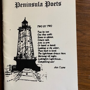 Peninsula Poets Journal of Poetry -  Magazine: April 2006 -  Poetry Society Of Michigan - Poems for every part of Life