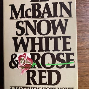 Ed McBain Snow White & Rose Red - Matthew Hope - 1985 -  Fiction Novel / Story / Book - Murder Mystery Crime Case