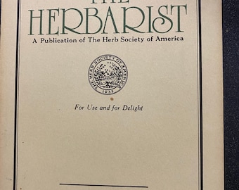 The Herbarist - Publication of the Herb Society of America - 1979 No 45 - Herbalist Journal Magazine -  Guide - Reference Information