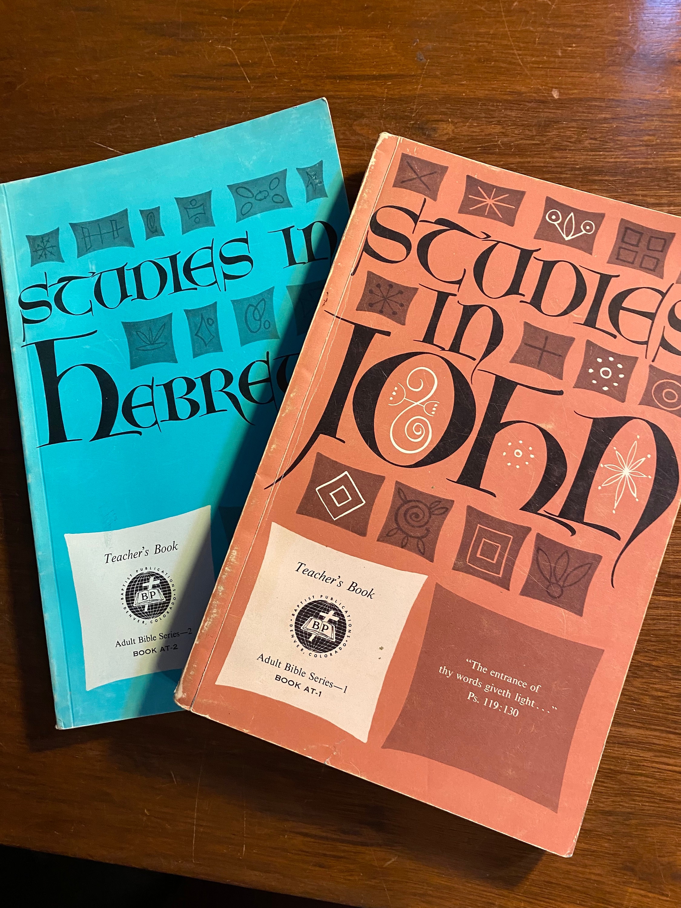 Studies in Choose: John or Hebrews Teacher's Book Adult Bible Series - William Sweeting - 1958 - Bible Study Gospel Scripture