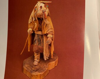 Hopi Kachina Dolls and Their Carvers Katcinas - Theda Bassman 1991