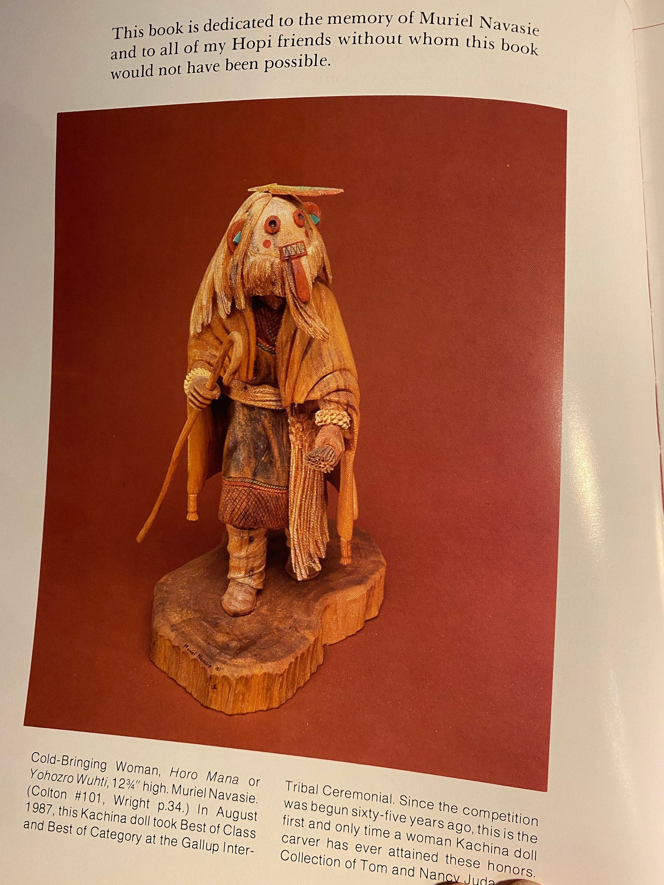 Hopi Kachina Dolls and Their Carvers Katcinas - Theda Bassman 1991
