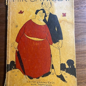 Mir Sachsen Lauter Gleenes Zeich zum Laudachten - Wir Sachsen - Auswahl Von Gedichten Auf Deutsch - Lene Voigt - c1940 - Poesie