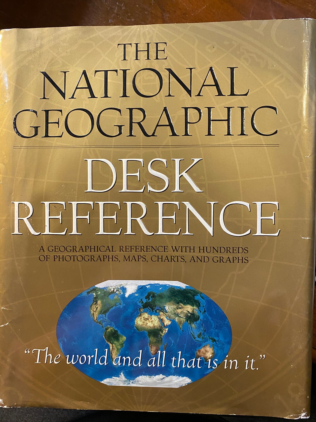 National Geographic Desk Reference Photos Maps Charts Graphs 1999