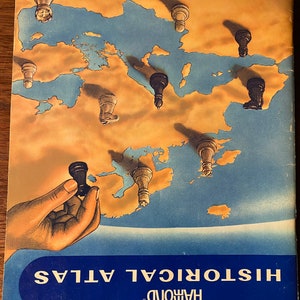 Atlas historique du monde de Hamond - 1968 - Cartes du monde en couleur - Cartes illustrant des périodes et des événements géographiquement significatifs