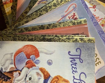 最初の12冊のリトル・ゴールデン・ブックス - 短編物語 - セット - おやすみ前の物語 - お話 - 1969年