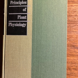 Principles of Plant Physiology  - James Bonner / Arthur Galston - 1952 - Botany - Flora  - Study Plants