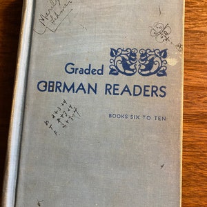 Graded German Readers Books 6 to 10 - Peter Hagboldt - 1934 - Course Students Guide Reading, Grammar, Study, Lessons