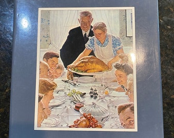 Norman Rockwell Illustrator - Arthur Guptill - 1972  -  American Art / Paintings / American Life in Print Ads - Family / People / Town