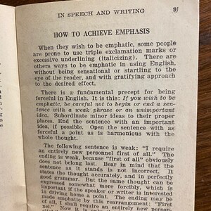 Rare Pamphlet How to Use Effective English : Little Blue Book No 1503 Lloyd E. Smith c1925 English Language Construction image 5