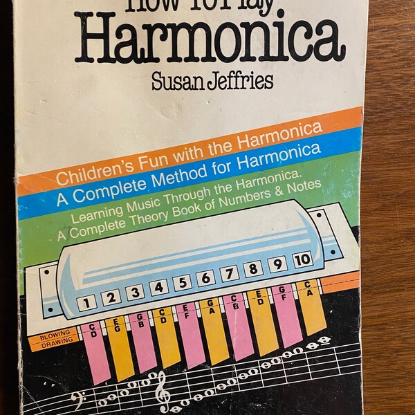 How to Play Harmonica - Susan Jeffries -  Songs - 1985 - Lessons - Music Instruction