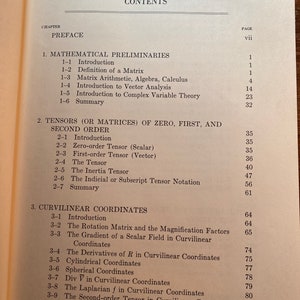 Matrix Tensor Methods in Continuum Mechanics - S F Borg - 1966 ...