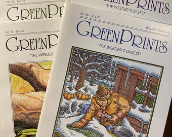 Green Prints The Weeder&#39;s Digest - Gardening Journal - 2009-10 Choose Magazine Issue -   Guide - Reference Information - Humor - Stories