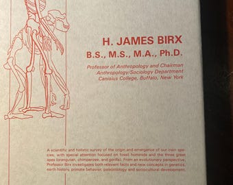 Evoluzione umana - 1988 - H James Birx - Discussione delle informazioni scientifiche sull'evoluzione - Darwin ecc.