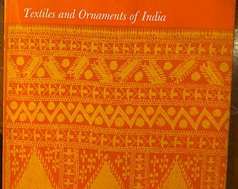 Vintage Textiles and Ornaments of India Book - MOMA 1956 Hardcover