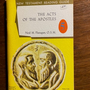 Acts of the Apostles - New Testament Reading Guide (#5)- 1964 - Neal M Flanagan - Bible Study - Religion - Christianity