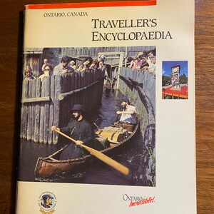 Traveller’s Encyclopaedia - Ontario Canada - 1989 - Cartes des villes des lieux historiques - Description des principales villes