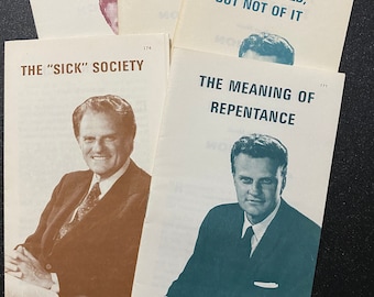 Billy Graham - The Hour of Decision Radio Broadcast - c1960s -Choose Sermon - Bible Study Faith in Action - Christian Living Christian Life