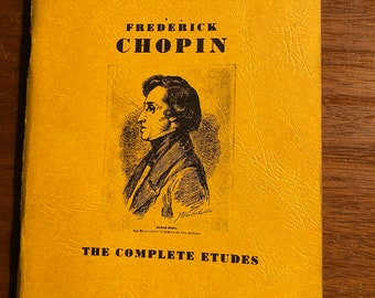 Frederick Chopin The Complete Etudes - 716 Kalmus Study Scores  - Edwin F Kalmus - 1968