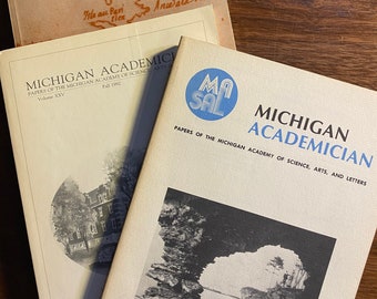 Michigan Academician: Prace Michigan Academy of Science Arts Letters - Wybierz rok 1980 / 90s - Medycyna Środowisko Badania
