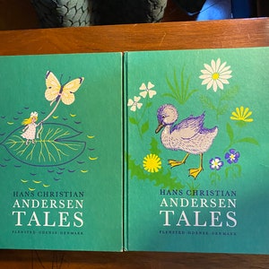 Hans Christian Andersen Tales - Short Bedtime Stories  - 1971 edition Flensted Publishers  - Nicely Illustrated Fairy Tales - Choose Edition