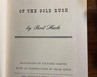 Tales of the Gold Rush - Bret Harte- Short Stories from 1924 to 1945 -  American Fiction - Illustrated by Fletcher Martin