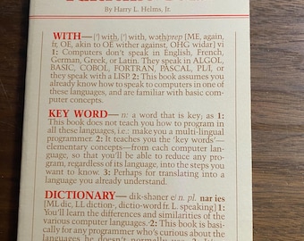 Podręcznik języka komputerowego - Harry Helms - 1980 - Oprogramowanie - Projektowanie języków komputerowych Pascal, Basic, Cobol, Fortran, Algol, Lisp