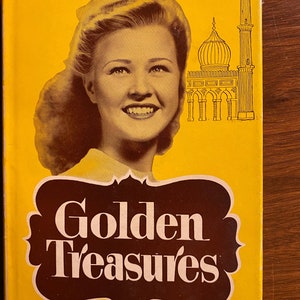 Golden Treasures - Novel with Christian Theme - Ethel Low - 1950 - Missionary Romance Set in India - Finding God in Your Life - Literature