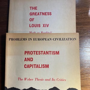 Problems In European Civilization - Choose Title - Louis XIV or Protestantism / Capitalism - Green | Church - 1959