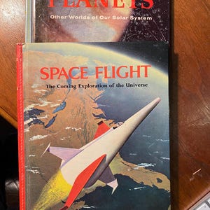 Kunskapsval från Golden Library: Planeter - Astronomi eller rymdfärder - 1958/61 - Del Rey / Binder - Solsystemet - Stjärnor Universuminformation