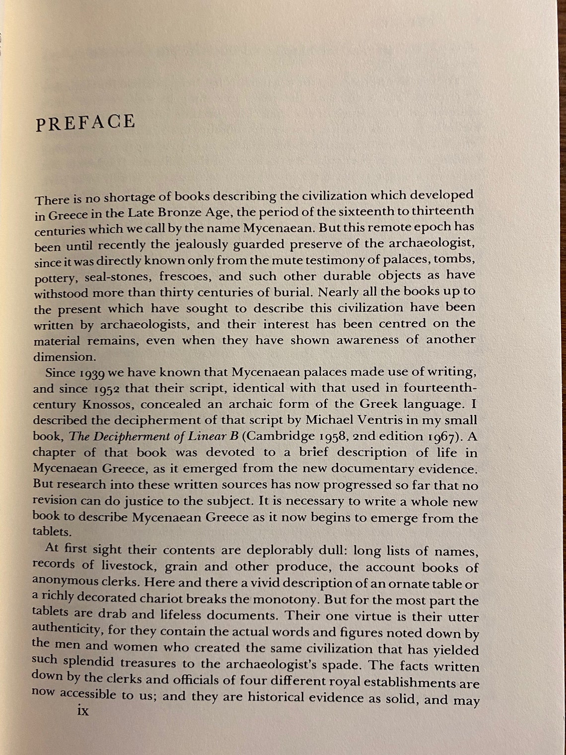The Mycenaean World by John Chadwick The Mycenaean World by John Chadwick