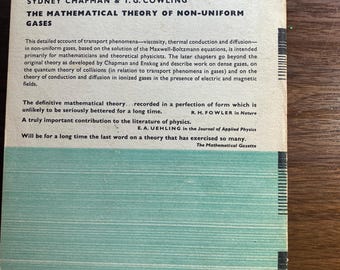 The Mathematical Theory OF Non-uniform Gases - Physics - S Chapman