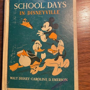 School Days in Disneyville - Young Readers Library - Caroline Emerson - 1939 - Reading Adventures for Children - Story Time
