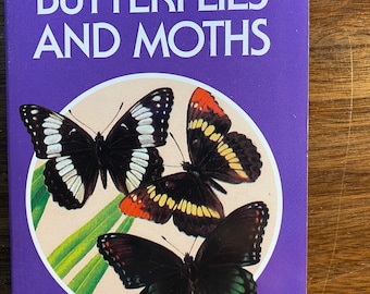 Butterflies and Moths Golden Nature Guide - Common Species Illustrated Full Color - R Mitchell / H Zim - 1990 Characteristics Identification