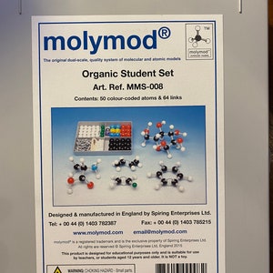 Organic Student Set to Build Molecular and Atomic Models - Molymod - Visualize and  Understand Atoms - Physics - Science Theory -