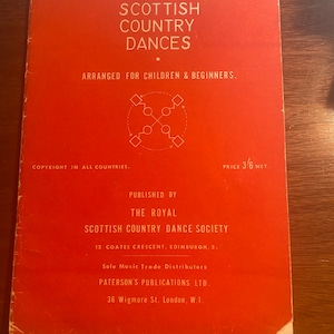 Book Of Graded Scottish Country Dances - For children & Beginners -  - Sheetmusic - compositions from Scotland - 1960
