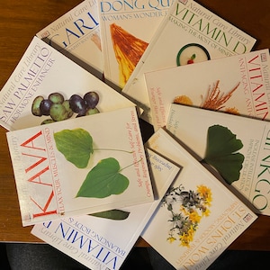 Natural Care Library - 2000 - Stephanie Pedersen for DK - Healthy, Eating, Vitamins, Herbs - Self care W/ Nutrition - Balance Life Naturally