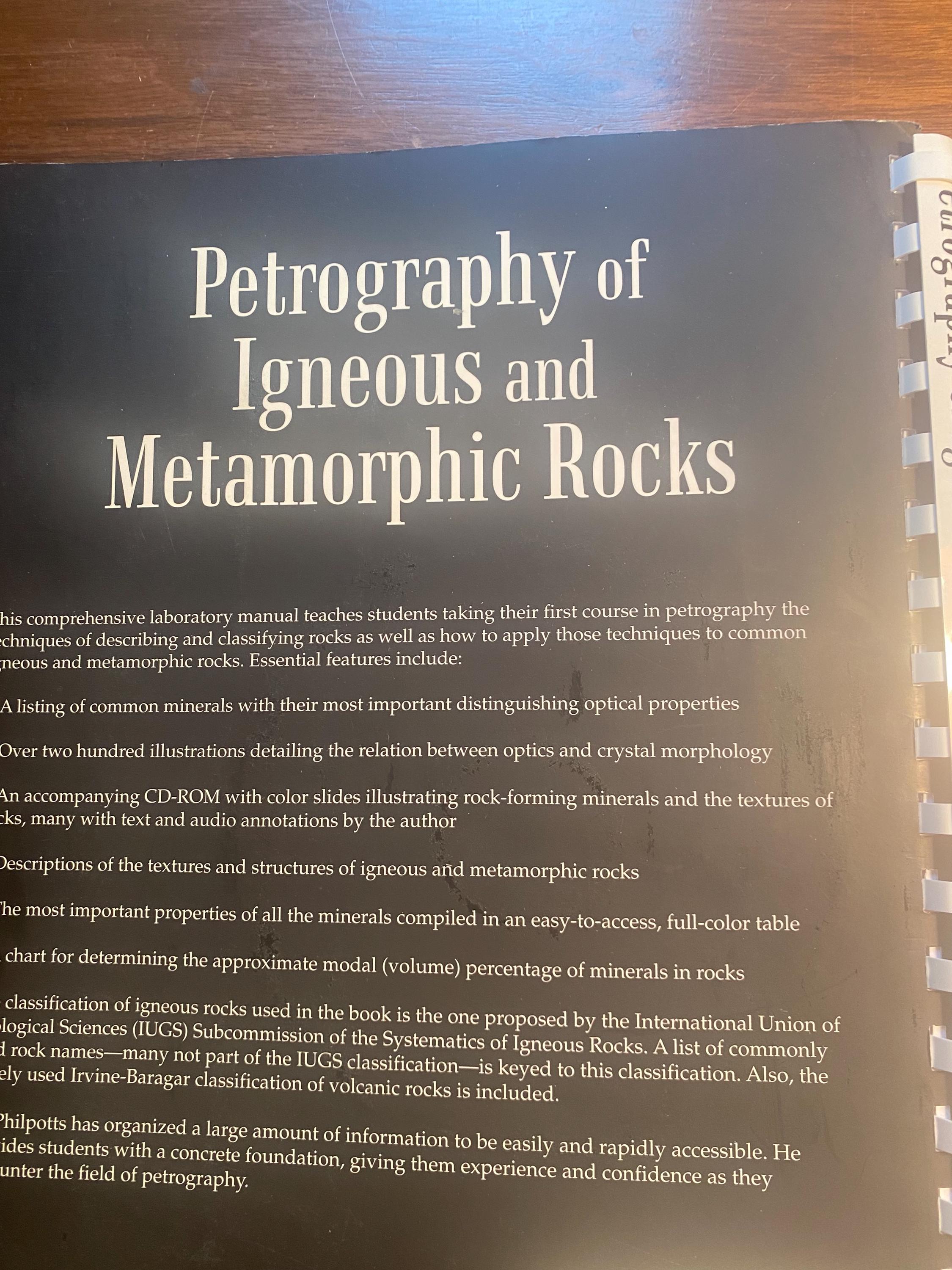 PETROGRAPHY: An Introduction 洋書 Petrography: An Introduction to the Study of Rocks in Thin