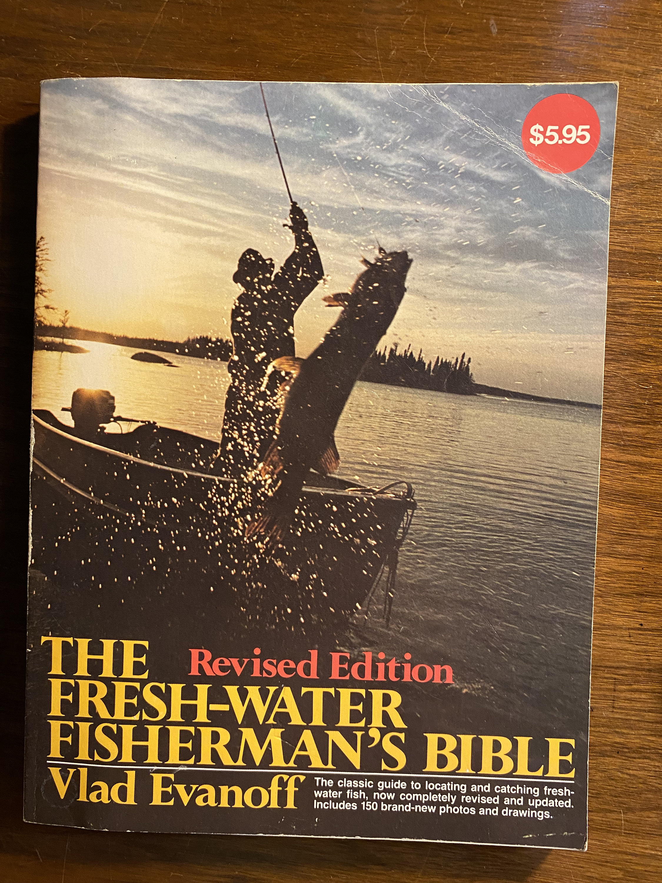 Fresh Water Fishing Fisherman's Biblek 1980 Guide Informational Vlad  Evanoff How to Catch Trout, Bass, Musky, Baits, Flies, Lures -   Australia