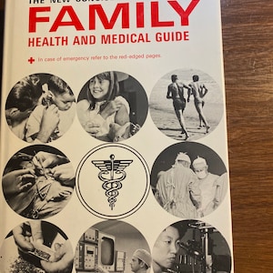 The New Concise Family Health and Medical Guide -  Medical Book w/ Emergency Care Guide - Richard Wagman - 1974 - Reference for Home