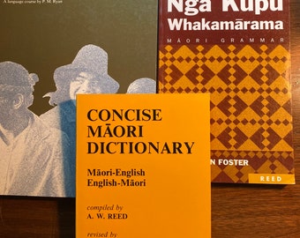 Maori - Language Books Learn - Pick Title: Modern Maori, Grammar or Dictionary - Language Course - Foster / Reed / Ryan